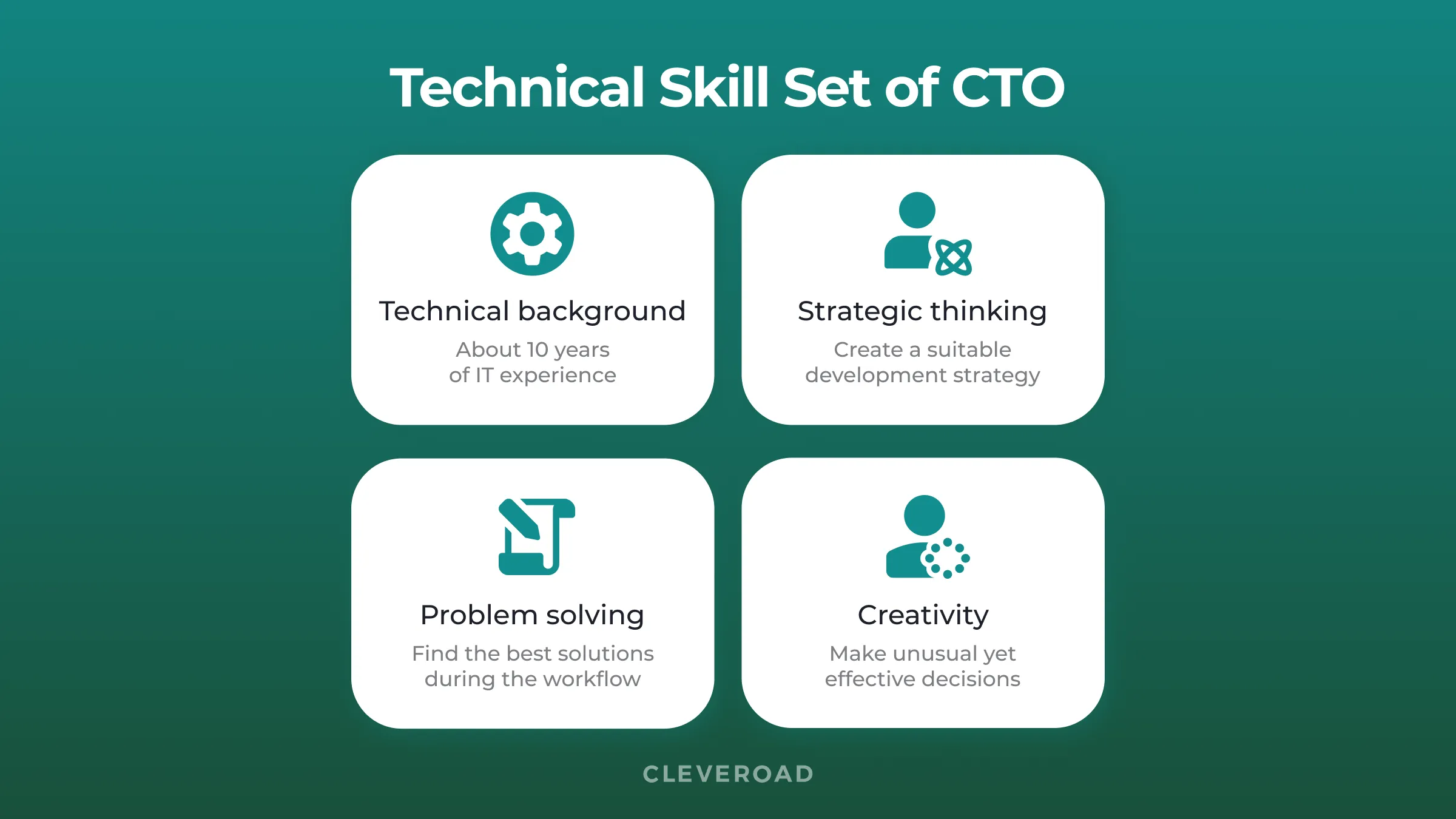 A technical skill set for CTO