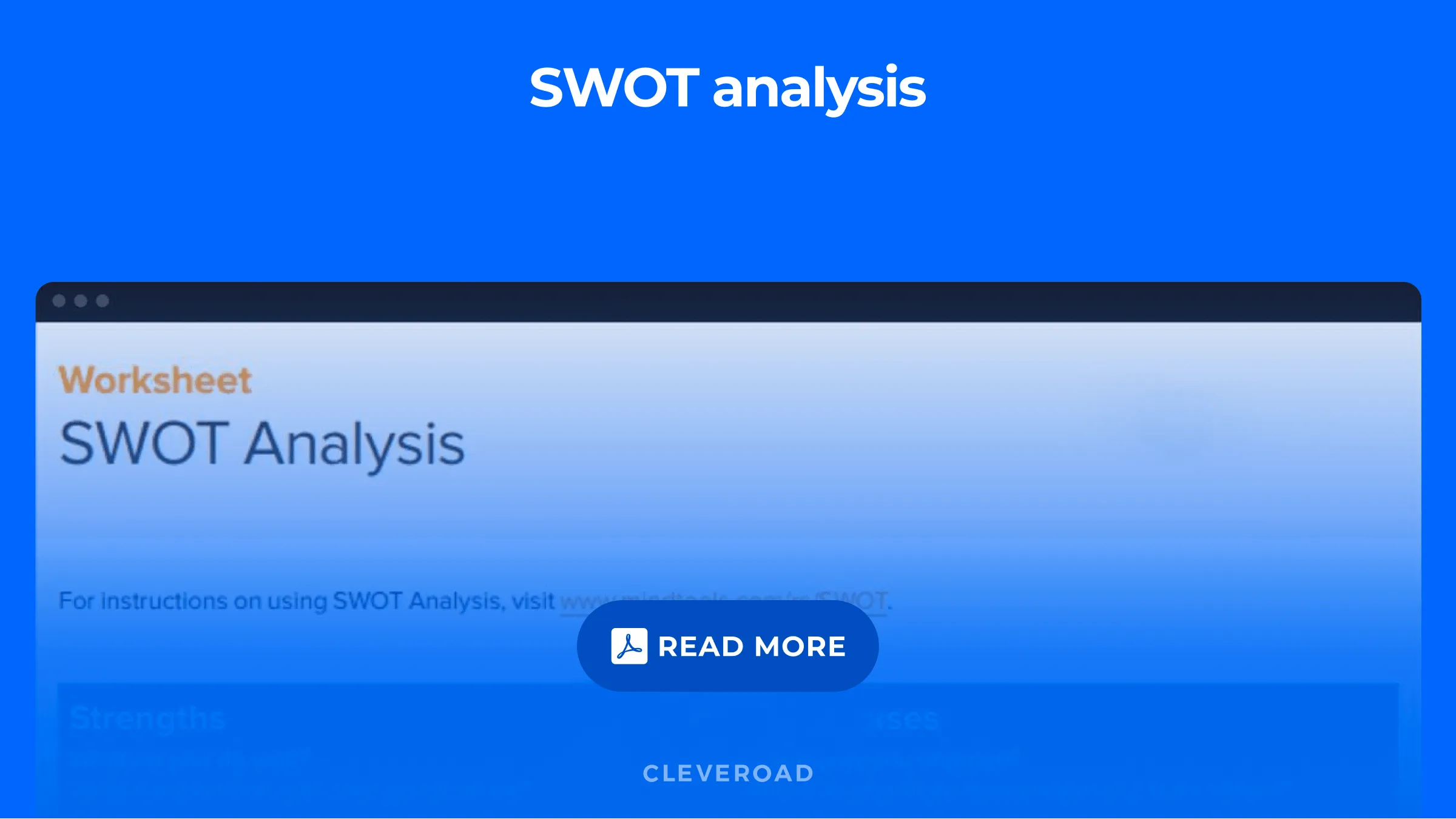 SWOT analysis example